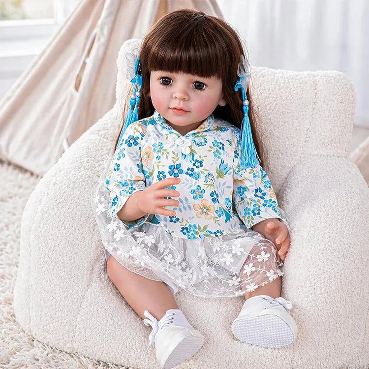 Maisie & Tilly 22" Twin Lifelike Toddler Dolls