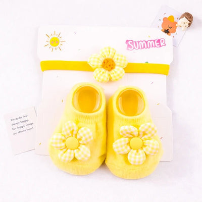 Baby Doll Headband & Socks Set