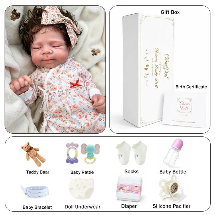 Elodie Lifelike Full Silicone Reborn Baby Doll