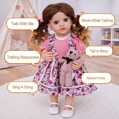 Elowen 22" Interactive Talking Toddler Doll