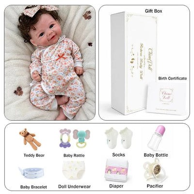 Hallie Lifelike Full Silicone Reborn Baby Doll