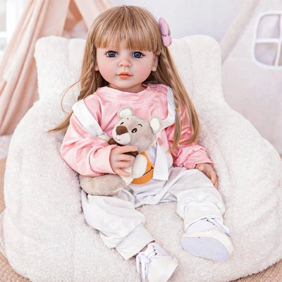 Lila 22" Lifelike Toddler Doll