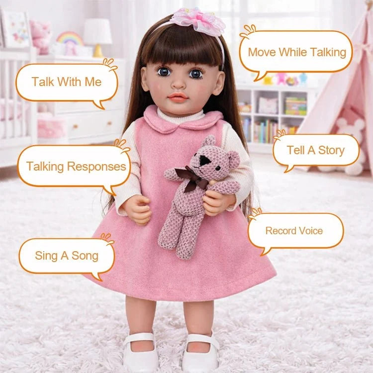 Lottie 22" Interactive Talking Toddler Doll
