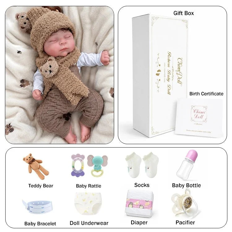 Maddie Lifelike Full Silicone Reborn Baby Doll