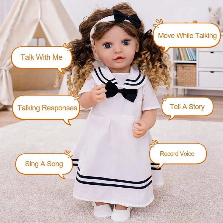 Ottilie 22" Interactive Talking Toddler Doll