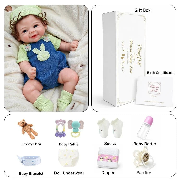 Teddy Lifelike Full Silicone Reborn Baby Doll